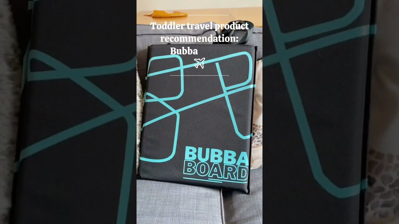 When I tell you the Bubba Board is my new best friend! #flyingwithkids  #travelwithbaby #travelfamily 