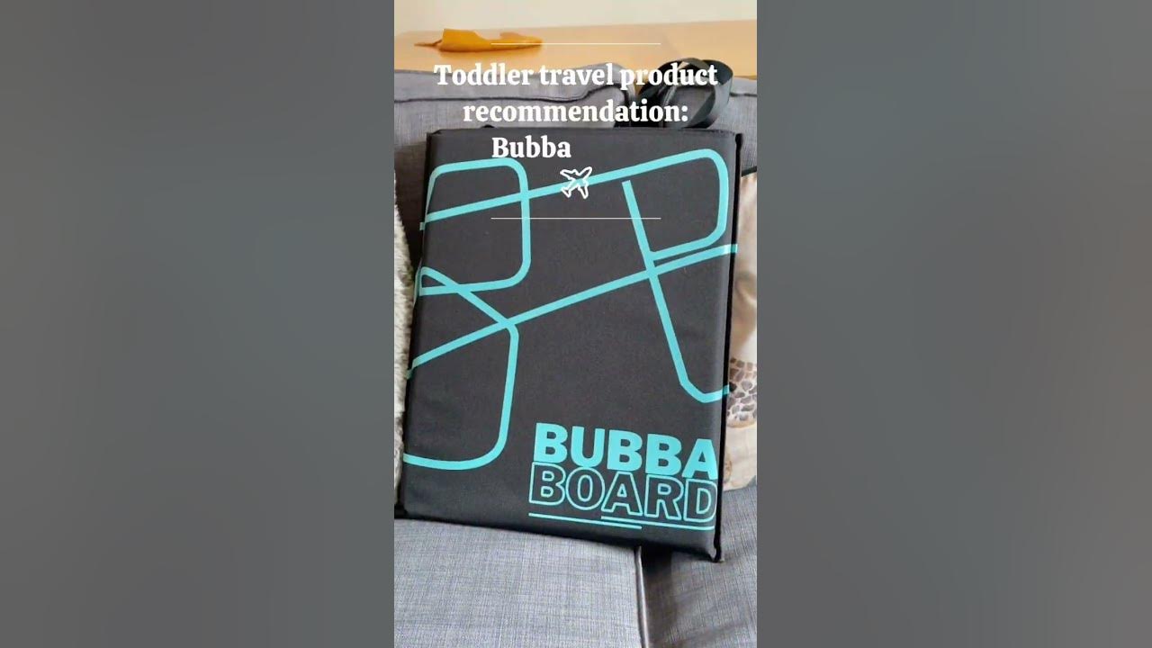 Toddler Travel Product Recommendation // can't wait to try out our Bubba  Board! #toddlertravel 