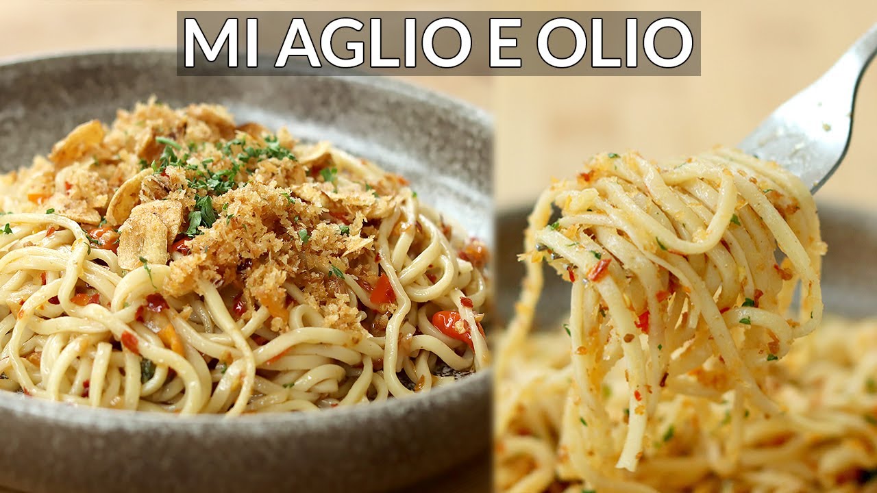 Seenak Pasta Restoran! Resep Mie Aglio E Olio [Iya Betul, Pakai Mie]