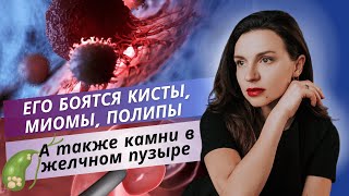 видео: Его боятся кисты, миомы, полипы, а также камни в желчном пузыре. картинка: Его боятся кисты, миомы, полипы, а также камни в желчном пузыре.