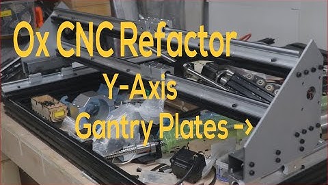 OX CNC refactor - part1: Y-axis gantry plates