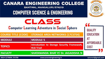VTU SAN(17CS754) STORAGE AREA NETWORKS [Securing and Managing Storage Infrastructure](M5 L27)
