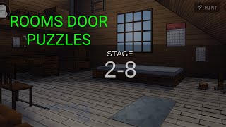 ROOMS DOOR PUZZLES Stage 2-8 Walkthrough (FrostaByte Developer) screenshot 4
