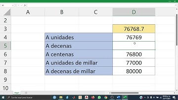 REDONDEAR a DECENAS, CENTENAS, MILLARES en EXCEL