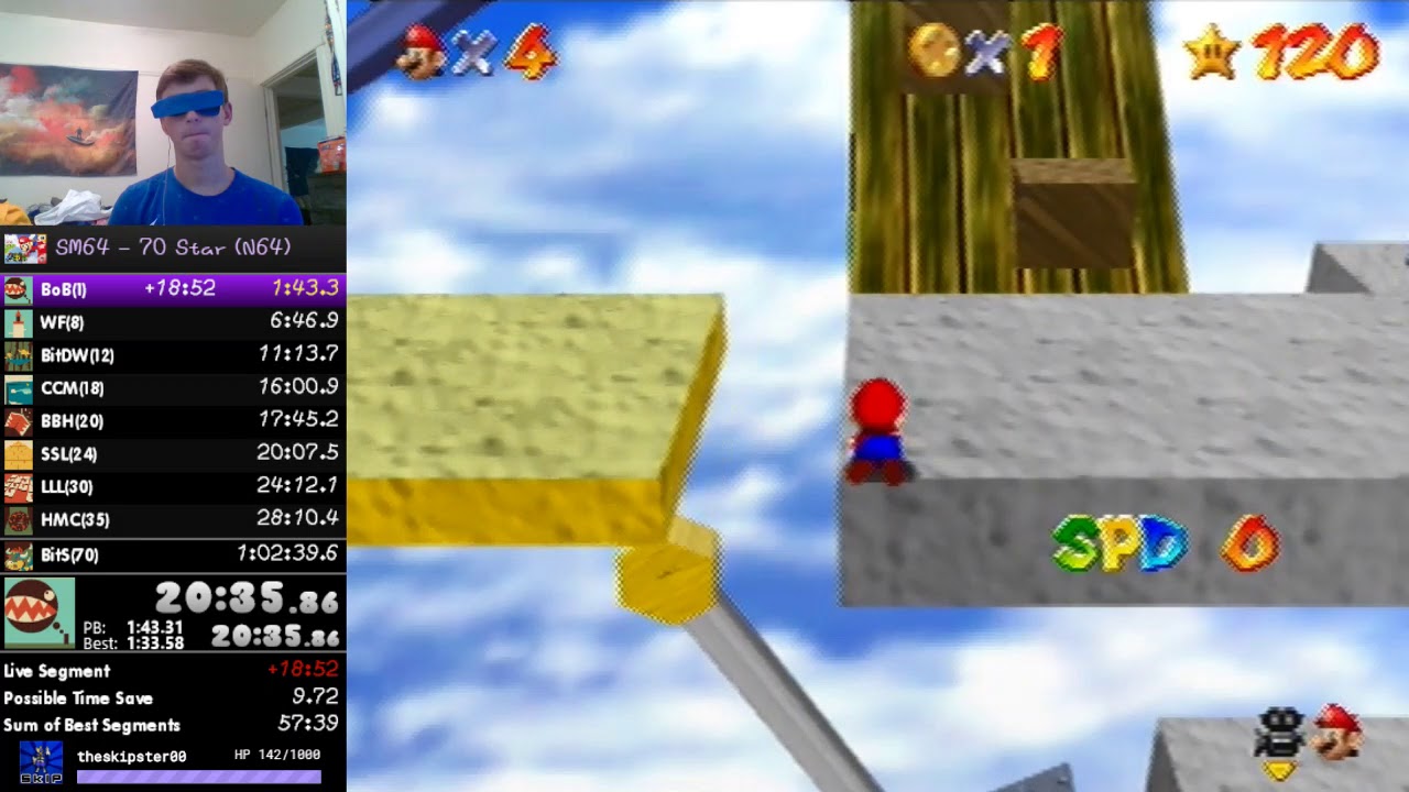 SM64 BLINDFOLDED #13 - Swingin' in the Breeze (RR)