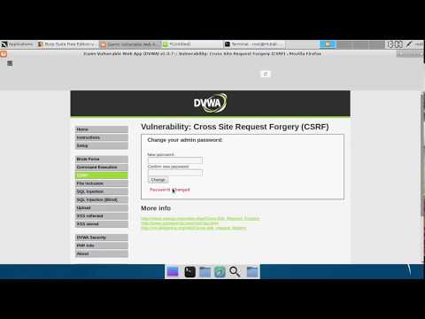 [All levels] DVWA Cross Site Request Forgery (CSRF)