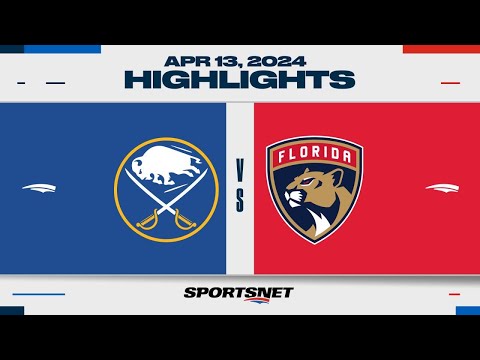 NHL Highlights | Sabres vs. Panthers - April 13, 2024