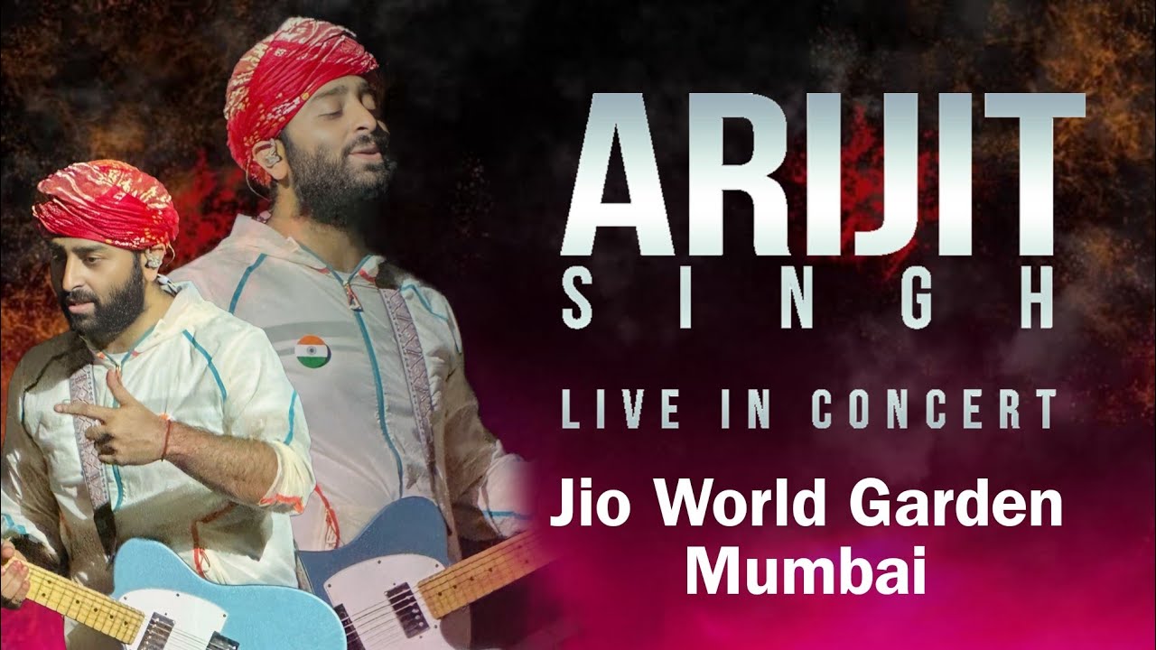 ARIJIT SINGH LIVE IN CONCERT ❤️‍🩹 AT WORLD JIO GARDEN 🔥♥️