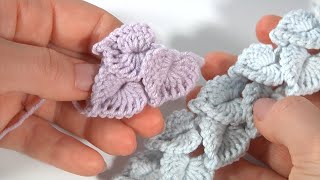 You Should Want To Try Immediately/CROCHET LEAFHEART/3D Crochet Patterns #3dcrochet