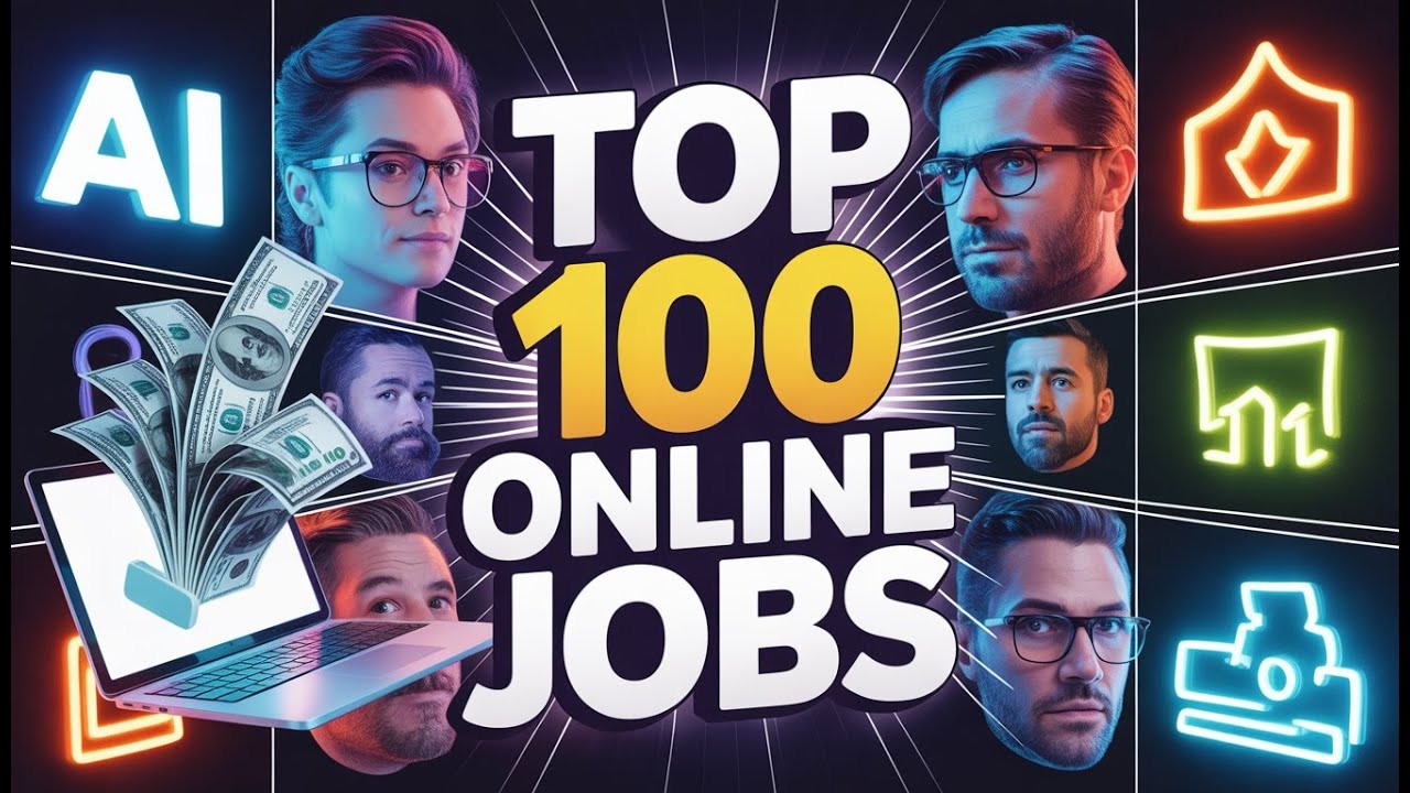 Top 100 Online Jobs to Make Money in 2026 - YouTube