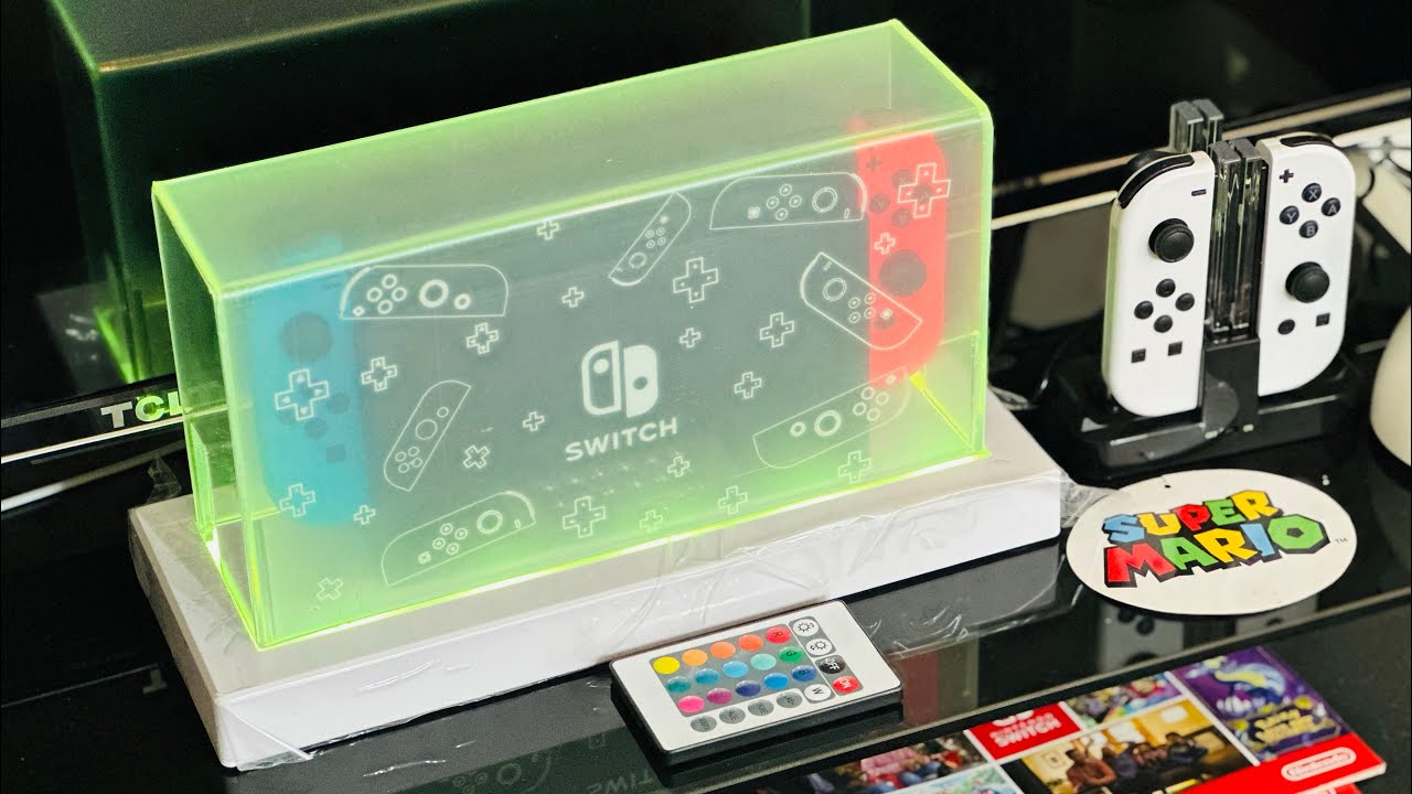 Nintendo Switch Oled RGB Base Clear Dust Cover for Protection Cover Display 