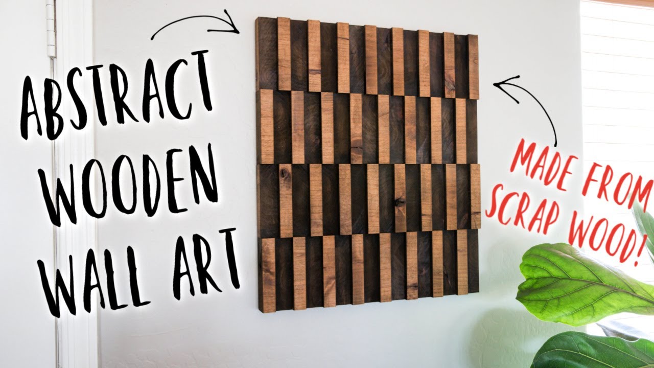Abstract Wooden Wall Art | How To Make - YouTube