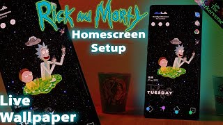Rick & Morty - Awesome Live Wallpaper & Homescreen setup - Customise like a Pro - Ep38 screenshot 2