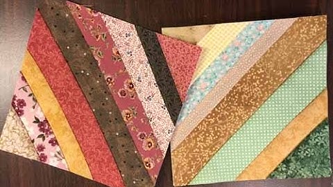 String Piecing With Foundation Paper (String Quilting)