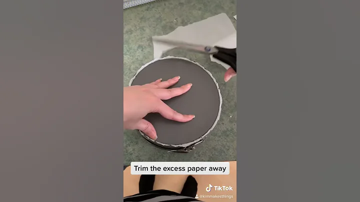 How to perfectly cover the bottom of your springform pan.