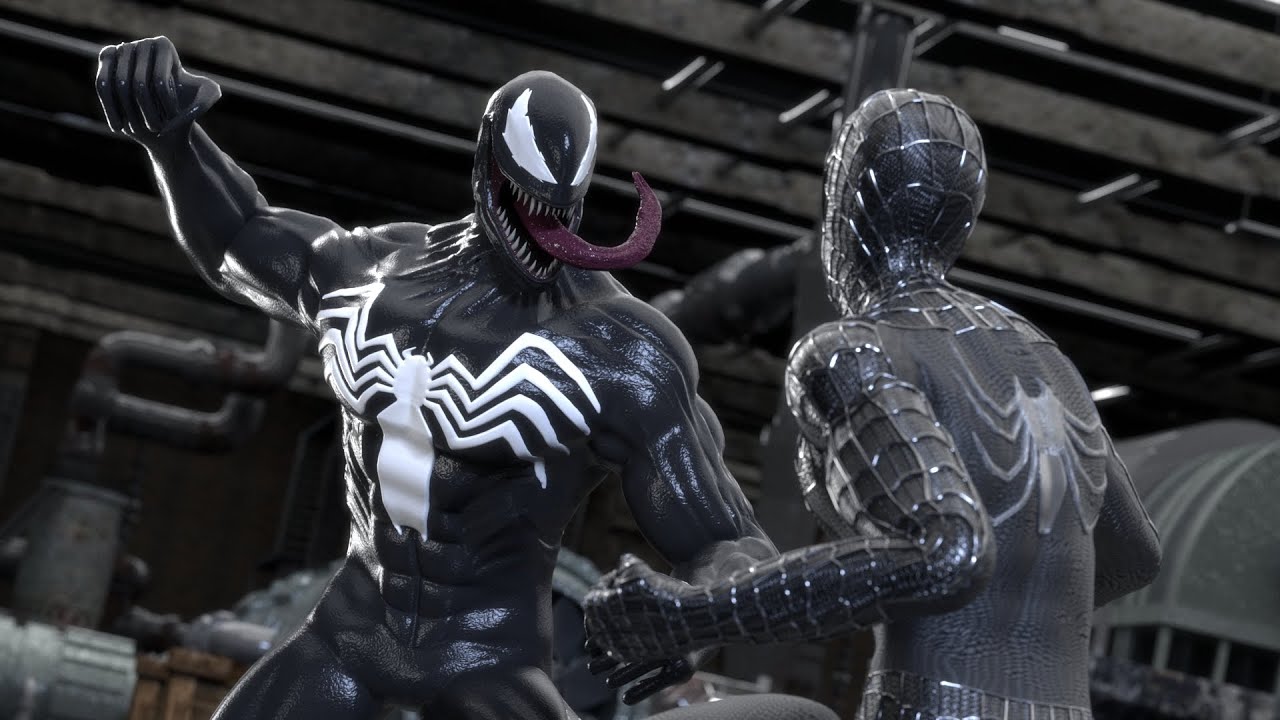 Человек-паук против Венома 2 - Человек-паук: Ultimate 5 - Симбиот Человек-паук против Венома - Ре...