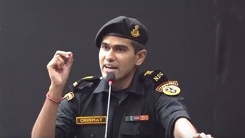 Major Chinmay Nair | NSG Commando | Speech on Human Rights