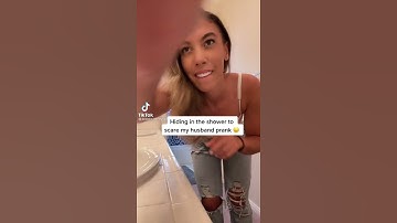 *The Beverly Halls* Hiding in shower to scare husband prank