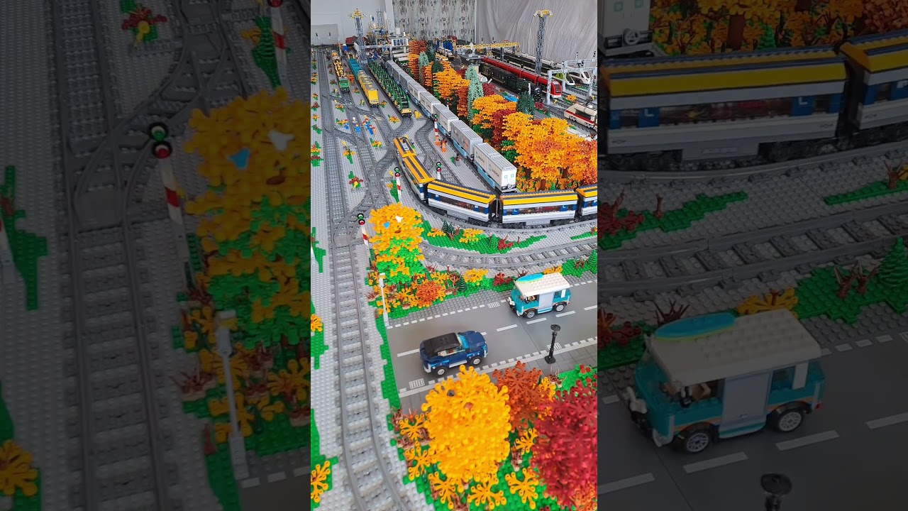 Passengers Train in Autumn Season 🍂❤️ 