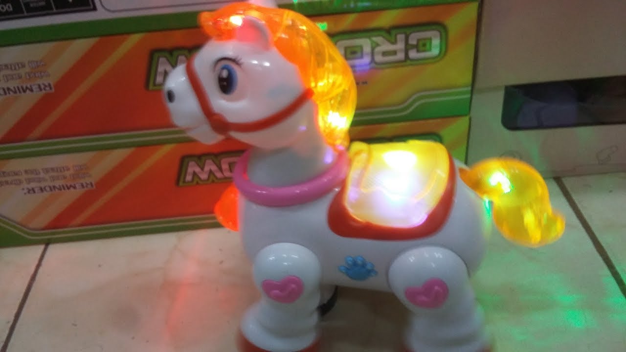 NEW HORSE JOY LIGHT TOYS FOR KIDS. UNBOXING AND REVIEW TOYS YouTube