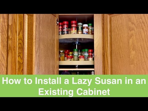 How to Install a Lazy Susan in an Existing Cabinet