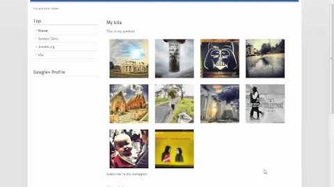 Joomla instaGallery DEMO