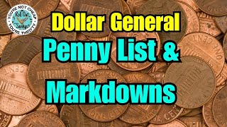 Dollar General Penny List & Markdowns 102825