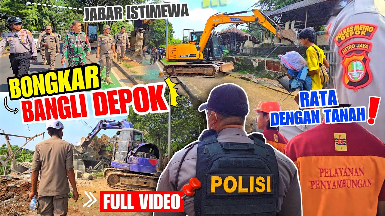 MANTAP❤️KOTA DEPOK MULAI BERSIH DARI BANGLI💥PROTES KERAS WARGA BANGLI JL IR DJUANDA DEPOK JAWA BARAT