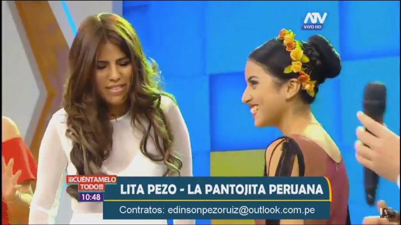 Encuentro de isa Pantoja "CHABELITA" y LITA PEZO en el Programa "Cuentamelo Todo" por ATV