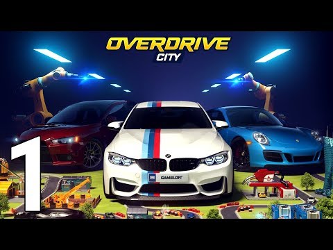 Overdrive City Gameplay Walkthrough Part 1 - Tutorial Industrial Warehouse [iOS/Android Games]