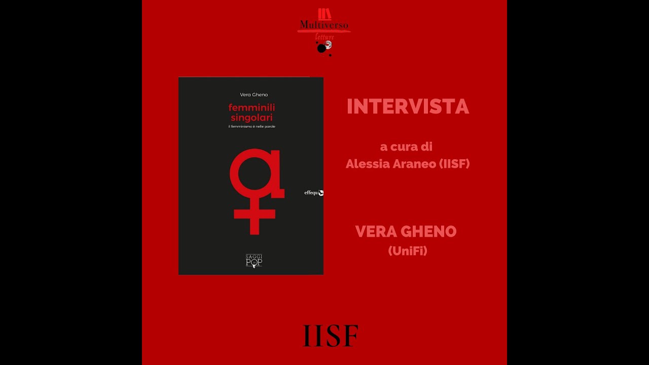 Multiverso.Letture -  Vera Gheno 