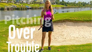 Quick Tip With LPGA Instructor Meredith Kirk: Pitching Over Trouble