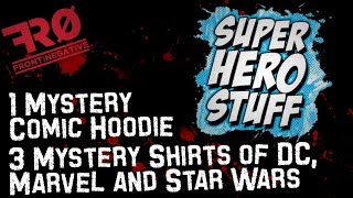 Superhero Stuff 3 Mystery Shirts 1 Mystery Hoodie Unboxing And Review