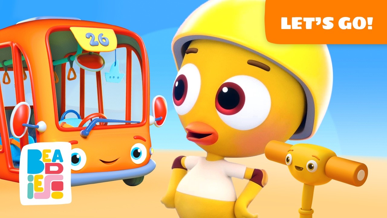 Let’s Go! Vehicle Songs for Toddlers 🚌🛴🚤 | Beadies baby & toddler songs