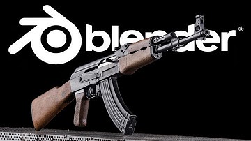 Modeling an AK-47 in Blender (Part 1: Grip) (Aryan)