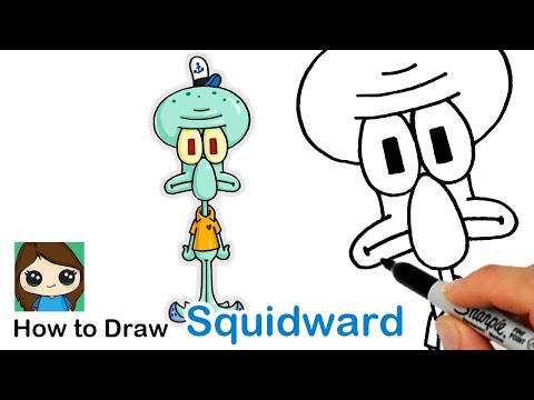 How to Draw Squidward Tentacles | SpongeBob SquarePants
