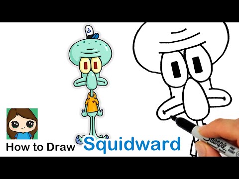 Video: Cách Vẽ Squidward Theo Từng Giai đoạn