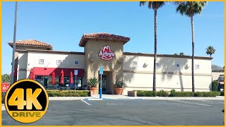 Driving Tour of Foothill Ranch Marketplace (Shopping mall) [4K]