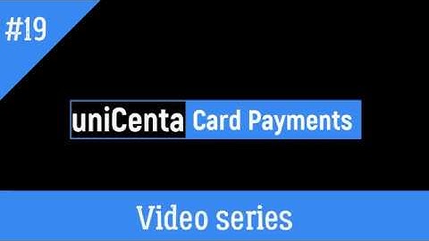 uniCenta oPos Card Payments