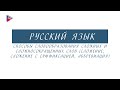 6 класс - Русский язык - Способы словообразования сложных и сложносокращённых слов