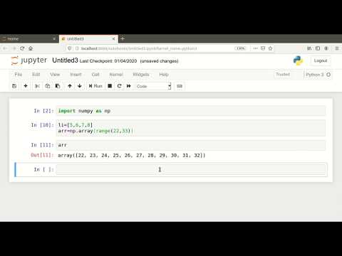How to create array in numpy or python? | Neeraj Sharma