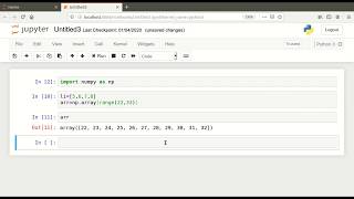 How to create array in numpy or python? | Neeraj Sharma