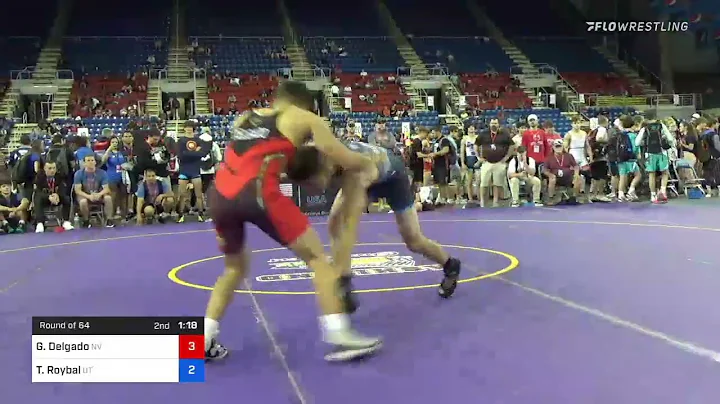 145 Lbs Round Of 64 - Gabriel Delgado, Nevada Vs T...