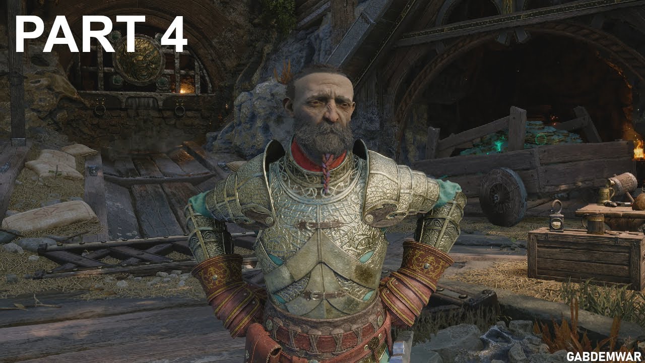 The Realm of The Dwarfs God of War Ragnarok Let's Play part 4 YouTube