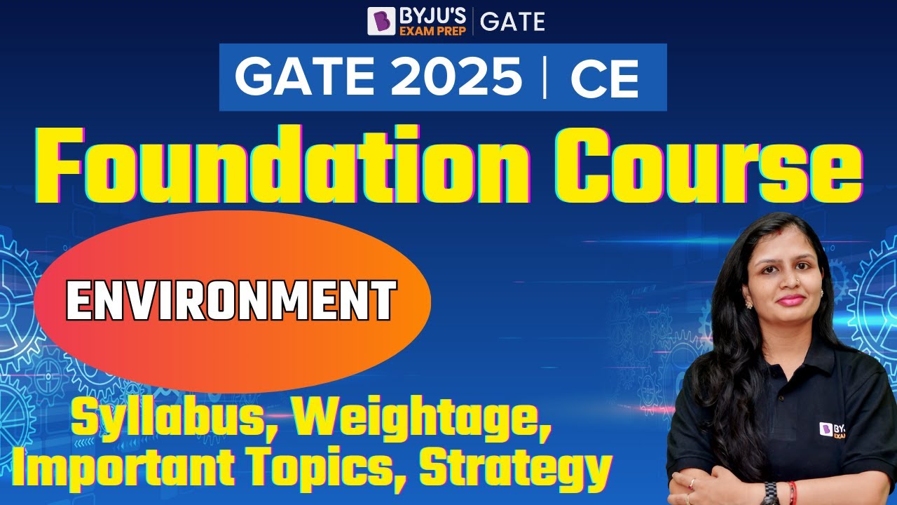 GATE 2025 Civil Engineering Environment Syllabus, Weightage