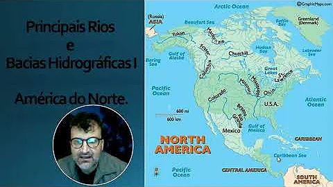 Como é feito o uso dos rios na América do Norte na América do Sul?