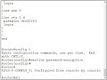3.2.1 Configure service password-encryption