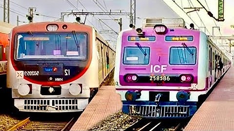 RARE Spottings! 🚉 10 Different Types of EMU Local Trains At Howrah Barddhaman Chord Line (2025)