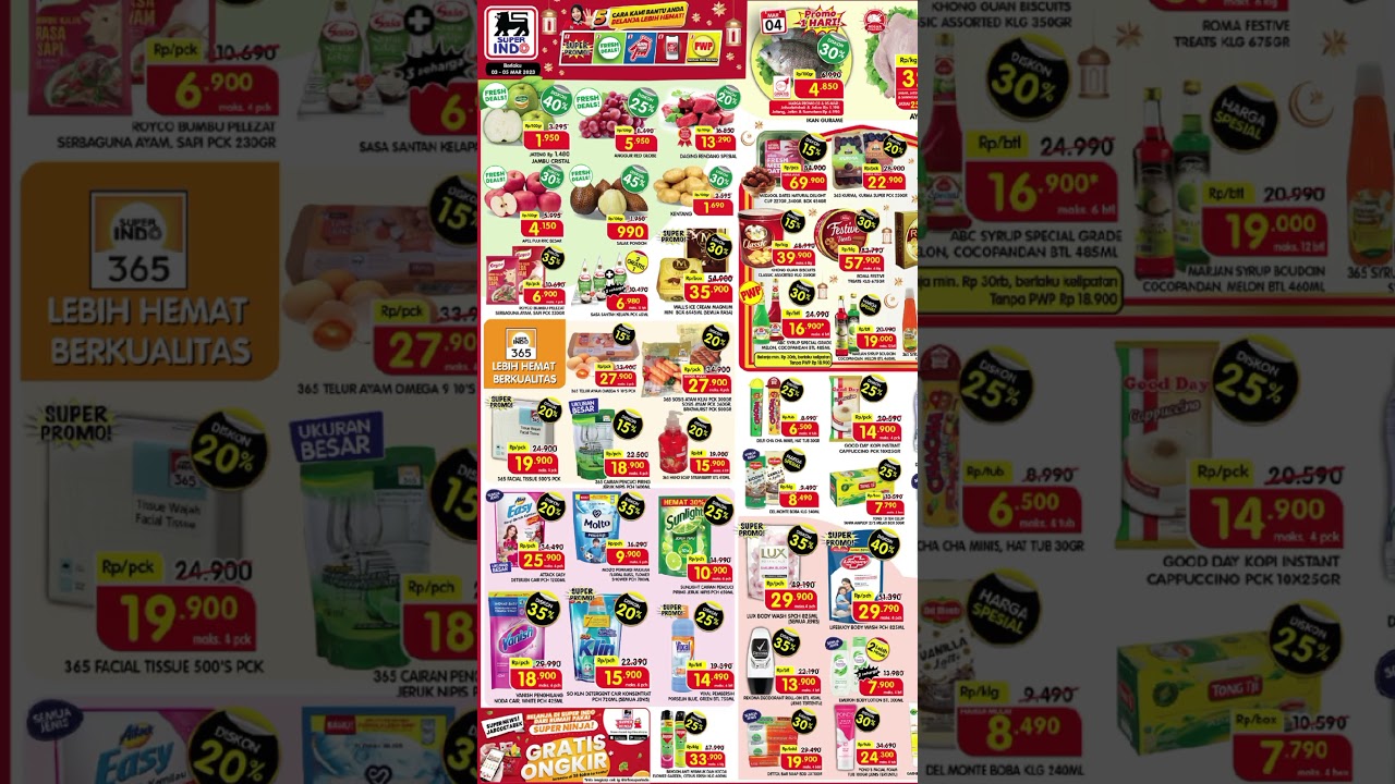 PROMO SUPERINDO TERBARU HARI INI PERIODE 5 MARET 2023 || PROMO JSM SUPERINDO HARI INI