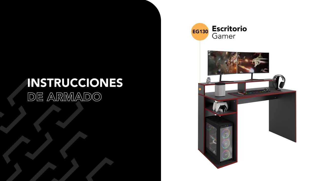 Escritorio Gamer EG130 - Video de Armado